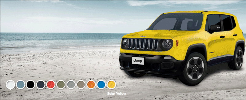 jeep renegat color